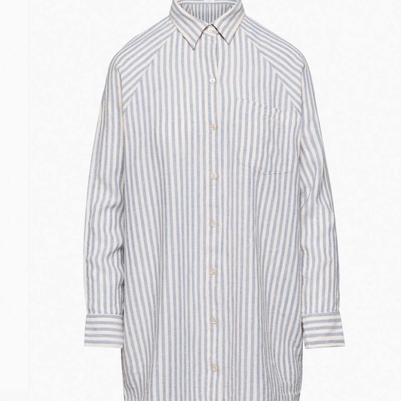 Aritzia Wilfred Free Boyfriend Linen Dress - Picture 3 of 4